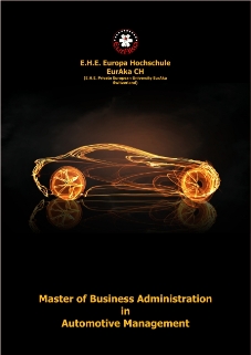 E.H.E. EurAka MBA in Automotive Management E.H.E. EurAka Studies for the Automotive Industry